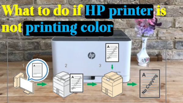 What to do if HP printer is not printing colour:
